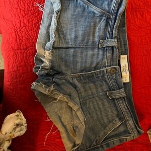Abercrombie & Fitch Blue Jean Shorts